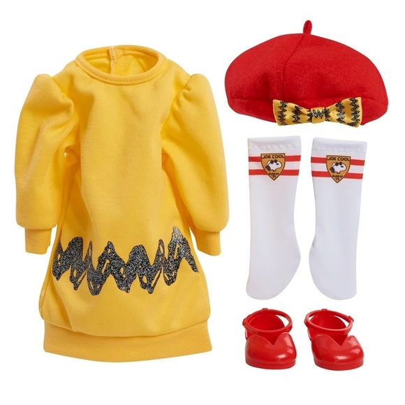 My Life nwt As Peanuts Picture Day Fashion Pack, 5-piece Outfit Set for 18-inch - Picture 1 of 2